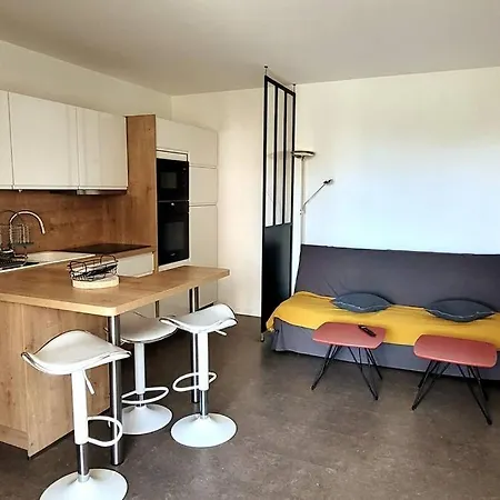 דירה Comme A La Maison!!a 5 Min A Pied Plage,pkg Prive